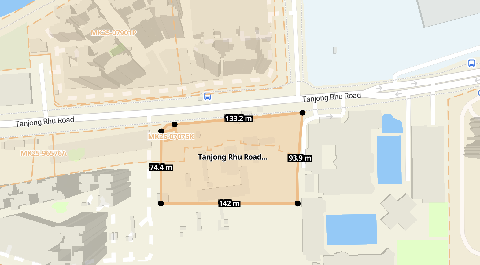 Tanjong Rhu Grand — location map, Kallang Basin waterfront, Stadium MRT and nearby amenities