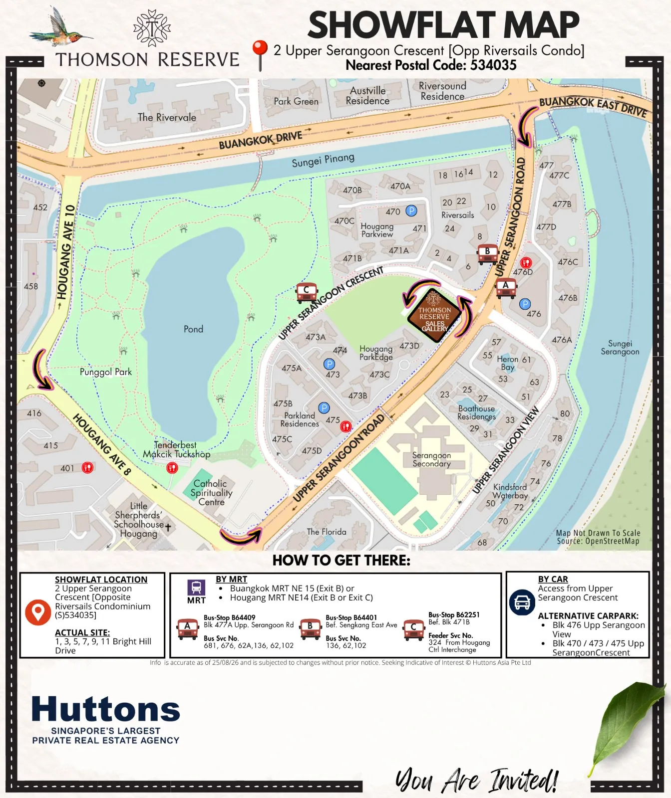 Thomson Reserve 样板房位置图